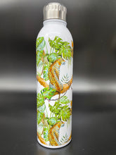 Load image into Gallery viewer, Leopard in Leaves Stainless Steel Water Bottle
