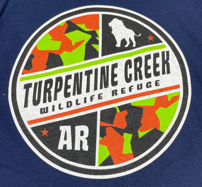 Camo Lion Youth Long Sleeve Tee