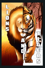 Load image into Gallery viewer, Lions and Tigers Hard Cover Graphic Novel

