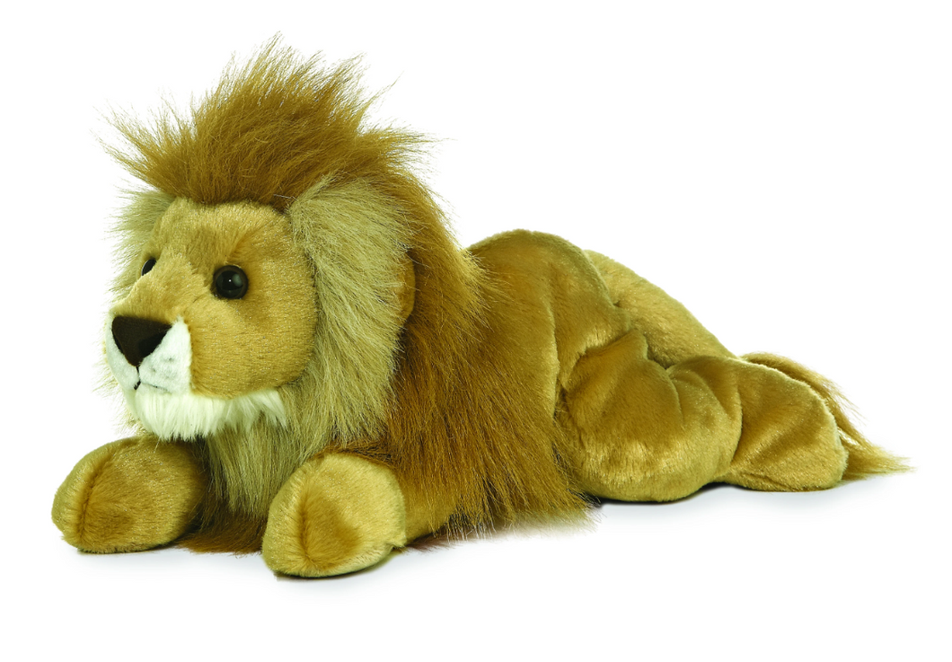 12” Laying Lion Plush