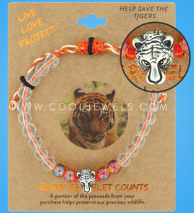 Live-Love-Protect Tiger Bracelet