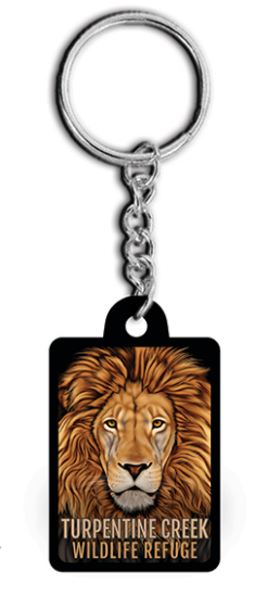 Lion Stare Keychain