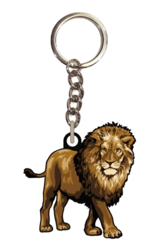 Embroidered Animal Shaped Keychains