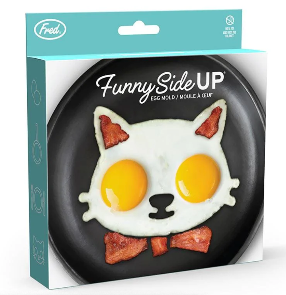 Funny Side Up Cat Egg Mould