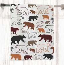 Load image into Gallery viewer, Cotton Multi Bear Kitchen Towel
