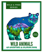 Load image into Gallery viewer, Wild Animal Coloring Book
