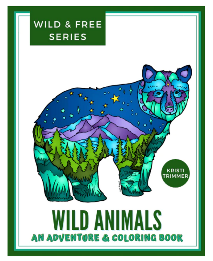 Wild Animal Coloring Book