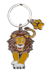 Enamel Lion Keychain