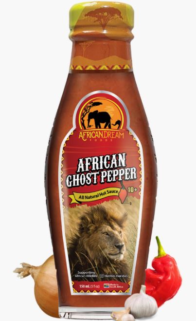 African Ghost Pepper Hot Sauce