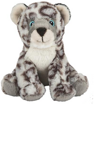 7.5" Earth Safe Snow Leopard Plush