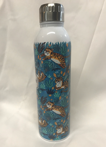 Tigers Having Fun Water Bottle
