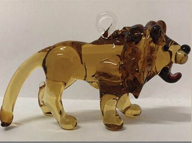 Glass Blown Lion Ornament