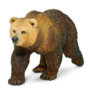Grizzly Bear Walking Figure