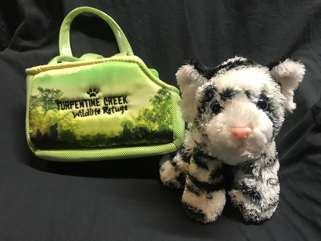 Plush Carrier with Tiger